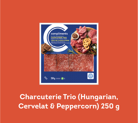Charcuterie Trio (Hungarian, Cervelat & Peppercorn) 250 g